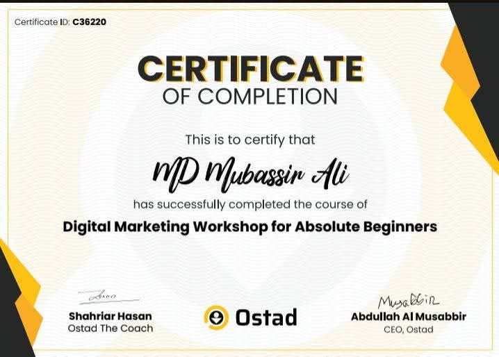 Digital Marketing Workshop for Absolute Beginners
